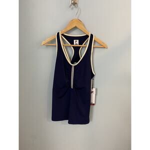 Fila Heritage Women's Tennis Tank Size Medium Navy Blue UPF 50+